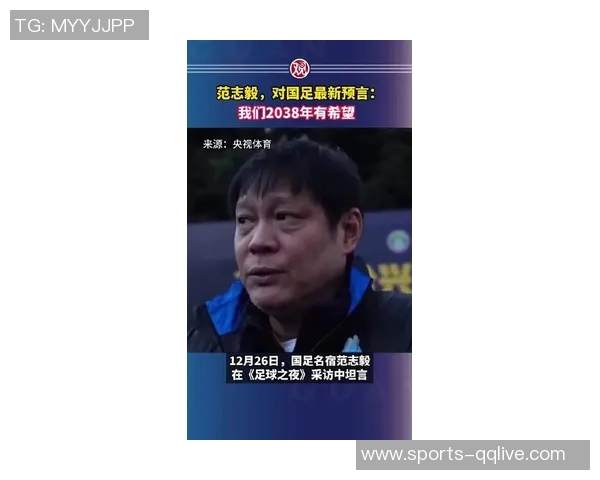 范志毅展望中国足球未来呼吁坚持信念直面压力期待2038年崛起